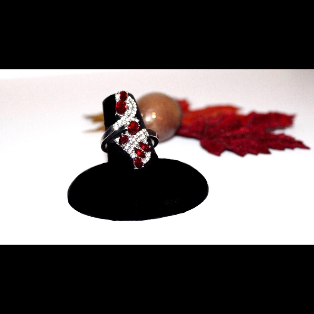 Ruby Finger Ring Nwot - image 1